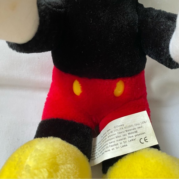 Vintage Mickey Mouse Plush The Disney Store 10 Inches - Picture 4 of 6